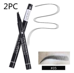 image-Microblading Eyebrow Pencil Waterproof Fork Tip Tattoo Pen Tinted Fine Sketch Eye Brow Pencils Long Lasting Eyebrows