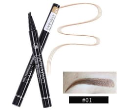 image-Microblading Eyebrow Pencil Waterproof Fork Tip Tattoo Pen Tinted Fine Sketch Eye Brow Pencils Long Lasting Eyebrows