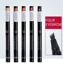 image-Microblading Eyebrow Pencil Waterproof Fork Tip Tattoo Pen Tinted Fine Sketch Eye Brow Pencils Long Lasting Eyebrows