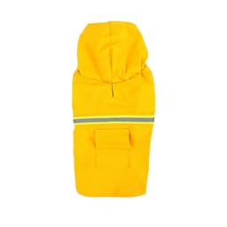 image-Dog Raincoat,Waterproof Dog Rain Jacket With Safety Reflective Stripe,Hooded Slicker Dachshund Doggy Dog Poncho With Leash For Dogs And Puppies