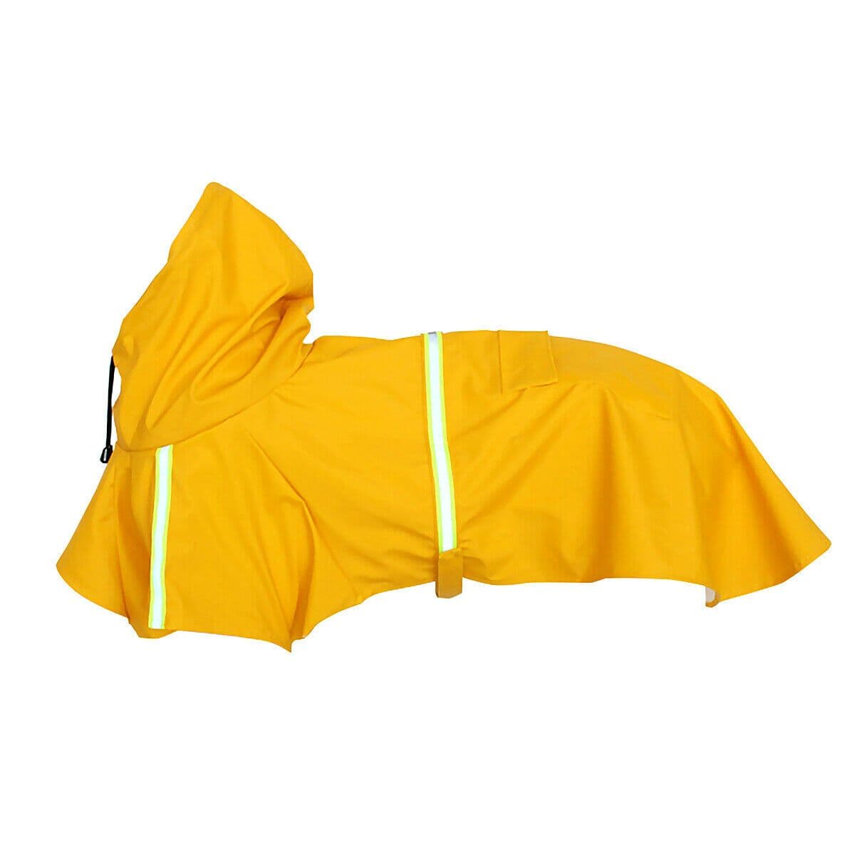 image-Dog Raincoat,Waterproof Dog Rain Jacket With Safety Reflective Stripe,Hooded Slicker Dachshund Doggy Dog Poncho With Leash For Dogs And Puppies