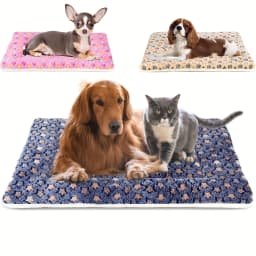 image-Pets Dog Bed Mat Crate Pad Soft Pet Bed Washable Crate Mat For Large Medium Small Dogs Reversible Fleece Dog Crate Kennel Mat Cat Bed Liner Super Soft Fluffy Premium Fleece Pet Blanket
