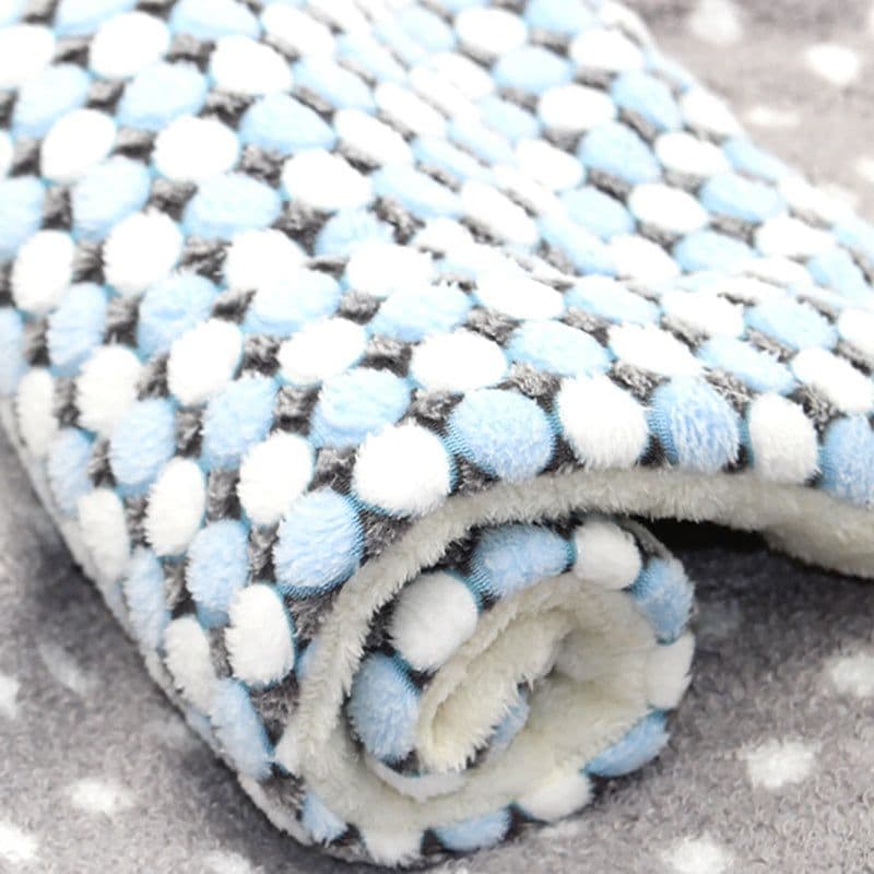 image-Pets Dog Bed Mat Crate Pad Soft Pet Bed Washable Crate Mat For Large Medium Small Dogs Reversible Fleece Dog Crate Kennel Mat Cat Bed Liner Super Soft Fluffy Premium Fleece Pet Blanket