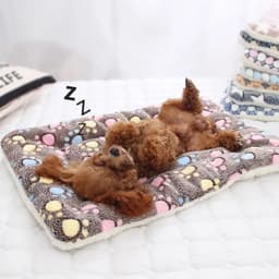 image-Pets Dog Bed Mat Crate Pad Soft Pet Bed Washable Crate Mat For Large Medium Small Dogs Reversible Fleece Dog Crate Kennel Mat Cat Bed Liner Super Soft Fluffy Premium Fleece Pet Blanket