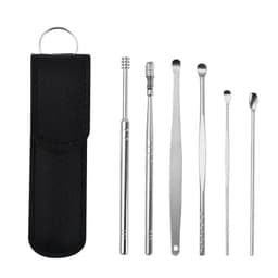 image-Stainless Steel Ear Pick Double-head Spiral Ear Pick