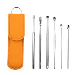 image-Stainless Steel Ear Pick Double-head Spiral Ear Pick
