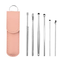 image-Stainless Steel Ear Pick Double-head Spiral Ear Pick