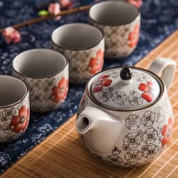 image-Strainer Tea Set Household Underglaze Color Maker