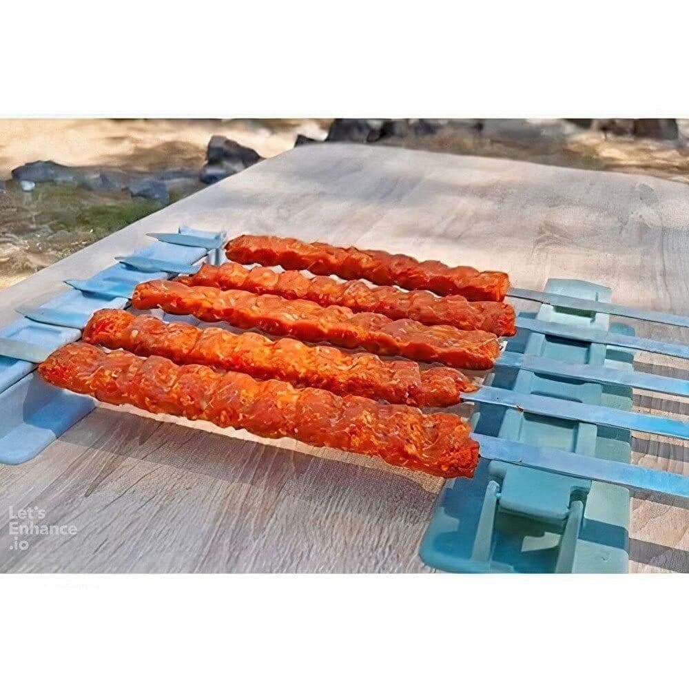 image-Outdoor Barbecue Skewer Tool Kebab Maker Grill