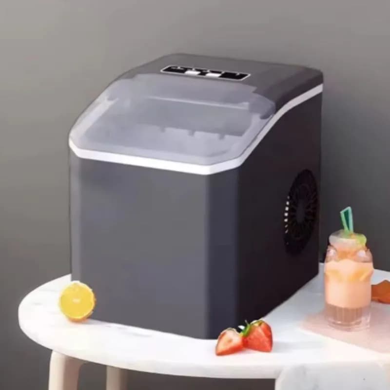 image-Portable Automatic Electric Household Mini Ice Maker