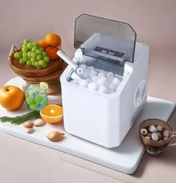 image-Portable Automatic Electric Household Mini Ice Maker