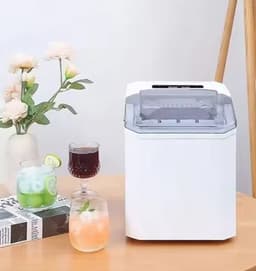 image-Portable Automatic Electric Household Mini Ice Maker
