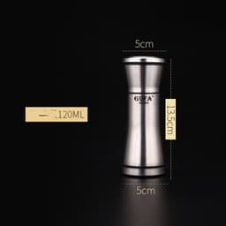 image-Creative Pepper Grinder 304 Stainless Steel Kitchen Utensils Ceramic Core Pepper Grinder Salt Grinder Manual Grinder Bottle