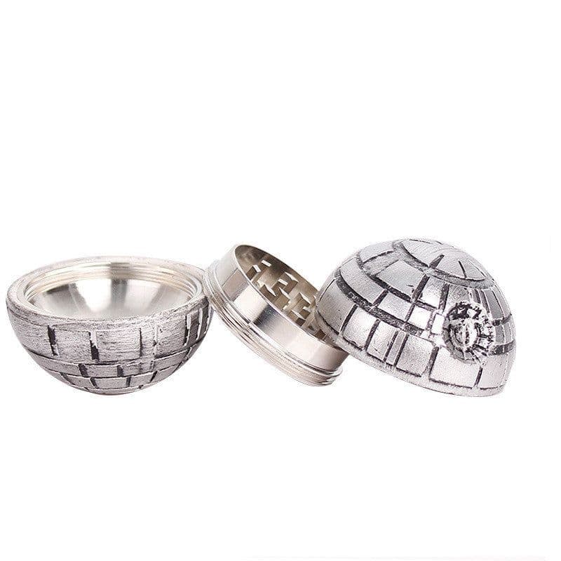 image-Three-layer Grinder Zinc Alloy Smoke Grinder