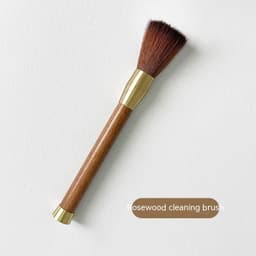 image-Ground Coffee Cleaning Tea Brush Pen Coffee Grinder Cleaning Powder Brush Long Handle