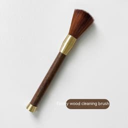 image-Ground Coffee Cleaning Tea Brush Pen Coffee Grinder Cleaning Powder Brush Long Handle