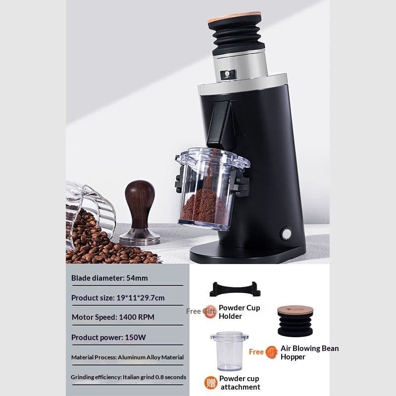 image-Italian-style Home Electric Single-serve Coffee Grinder
