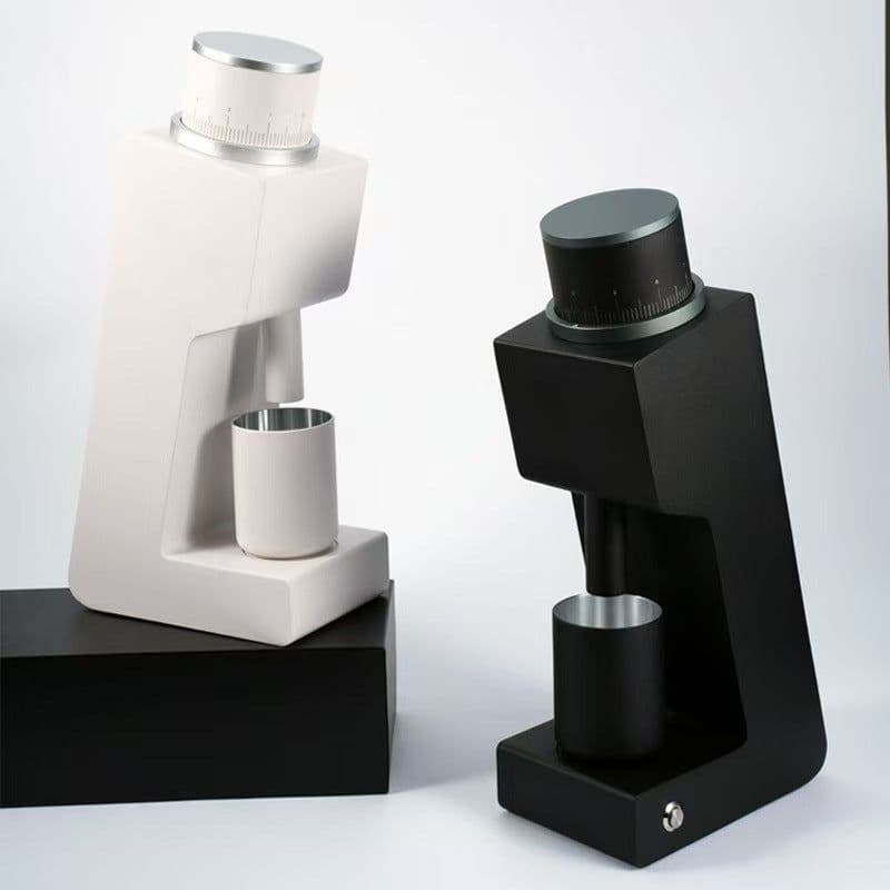 image-Electric Coffee Coffee Grinder Portable Home Office Inclined All Aluminum Alloy
