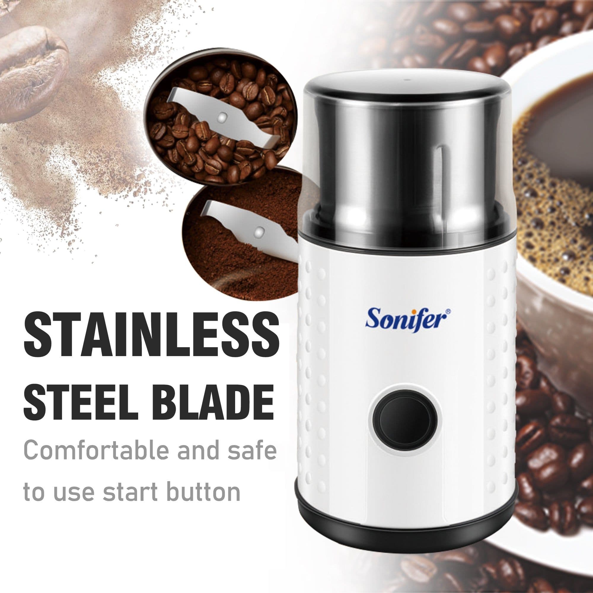 image-Electric Grinder For High-power Coffee Beans