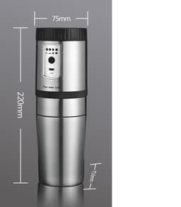 image-Electric portable stainless steel coffee grinder