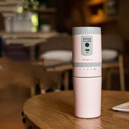 image-Electric portable stainless steel coffee grinder