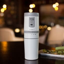 image-Electric portable stainless steel coffee grinder