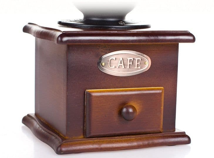 image-Retro Hand Crank Grinder Manual Coffee Grinder
