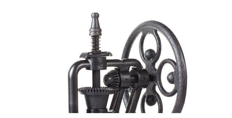 image-Retro Hand Crank Grinder Manual Coffee Grinder