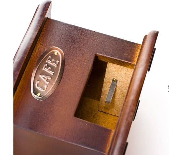 image-Retro Hand Crank Grinder Manual Coffee Grinder