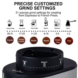 image-Cone Grinder Electric Coffee Grinder