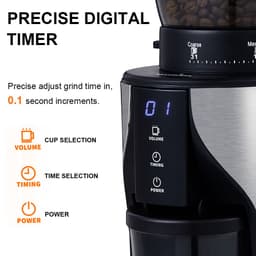 image-Cone Grinder Electric Coffee Grinder