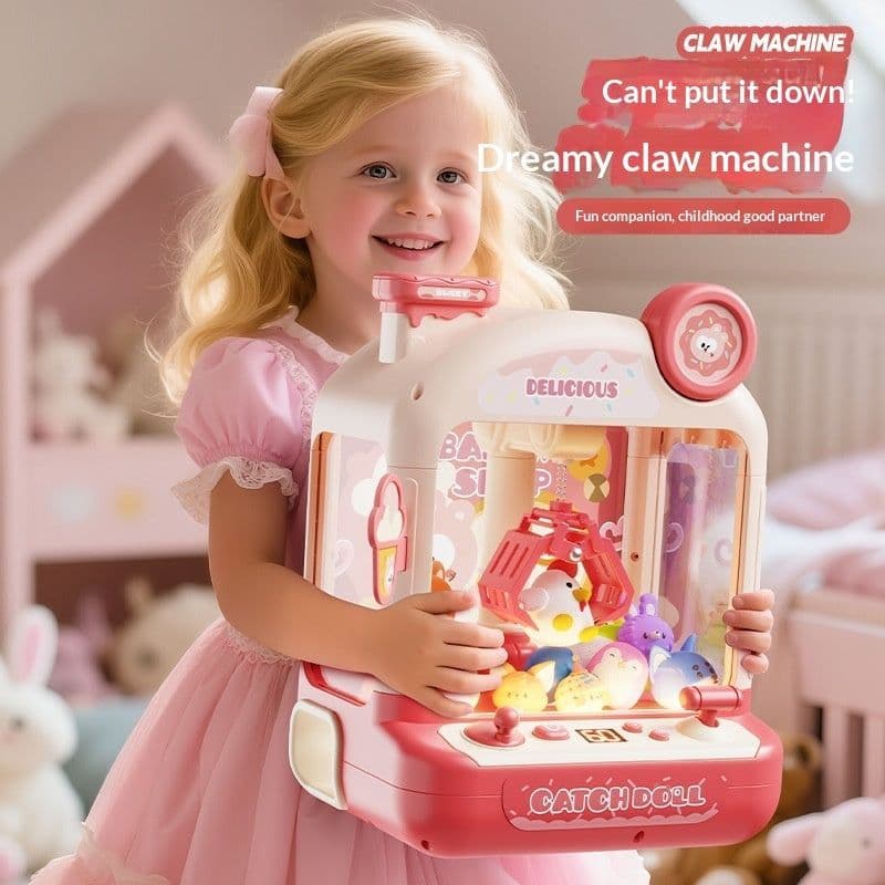 image-Claw Machine Childrens Toy Doll Gashapon Machine