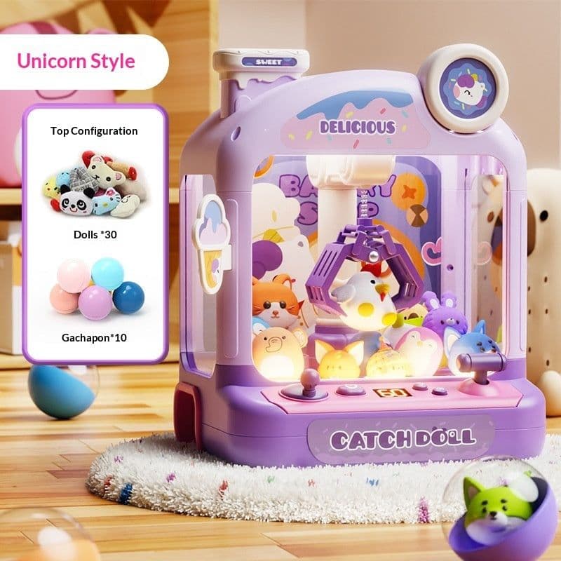 image-Claw Machine Childrens Toy Doll Gashapon Machine