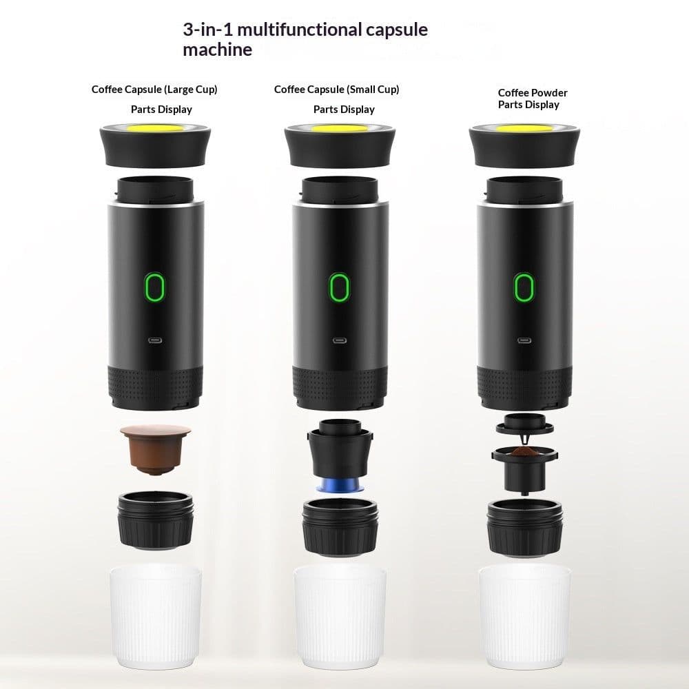 image-Portable Electric Capsule Coffee Machine Italian-style Pump-pressure Design Compact And Powerful Espresso