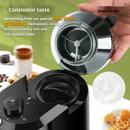 image-Home Use And Commercial Use Coffee Machine Small Freshly Ground Office Grinder