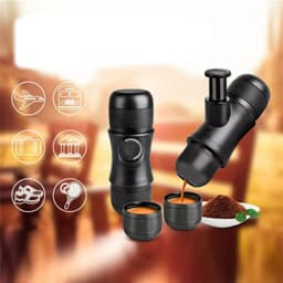 image-Hand Pressure Portable Coffee Machine Italian Office Outdoor Household Manual