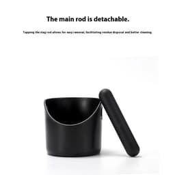 image-Round Small Knock Grounds Slot Coffee Machine Dedicated Waste Container