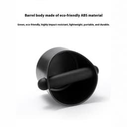 image-Round Small Knock Grounds Slot Coffee Machine Dedicated Waste Container