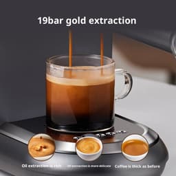 image-Coffee Machine Espresso Household Small Full & Semi Automatic Steam Frothed Milk All-in-one Machine