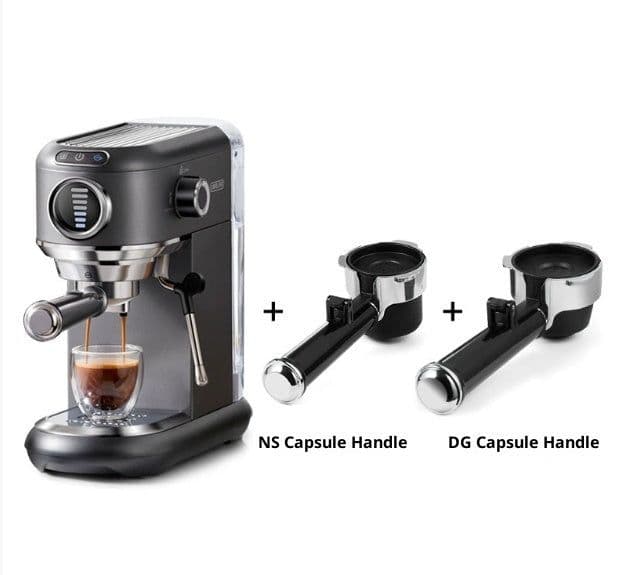 image-Coffee Machine Espresso Household Small Full & Semi Automatic Steam Frothed Milk All-in-one Machine
