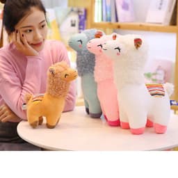image-Alpaca Llama Plush Toy Doll Animal Stuffed Animal Dolls