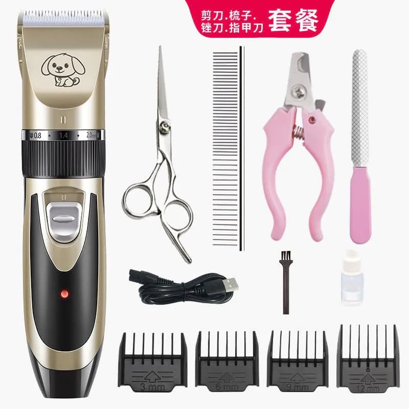 image-Pet Family Dog Shaver Electric Clipper Rose Gold