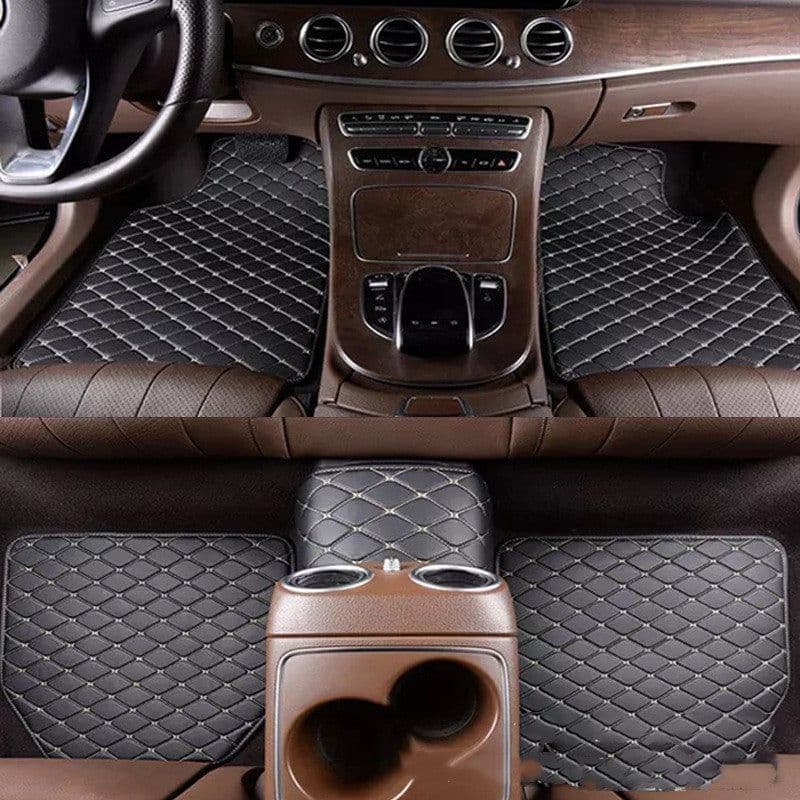 image-Universal Right Rudder Foot Pad Leather Quilted Embroidered Full Surround