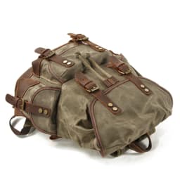 image-High Quality Canvas Stitching Mountaineering Backpack