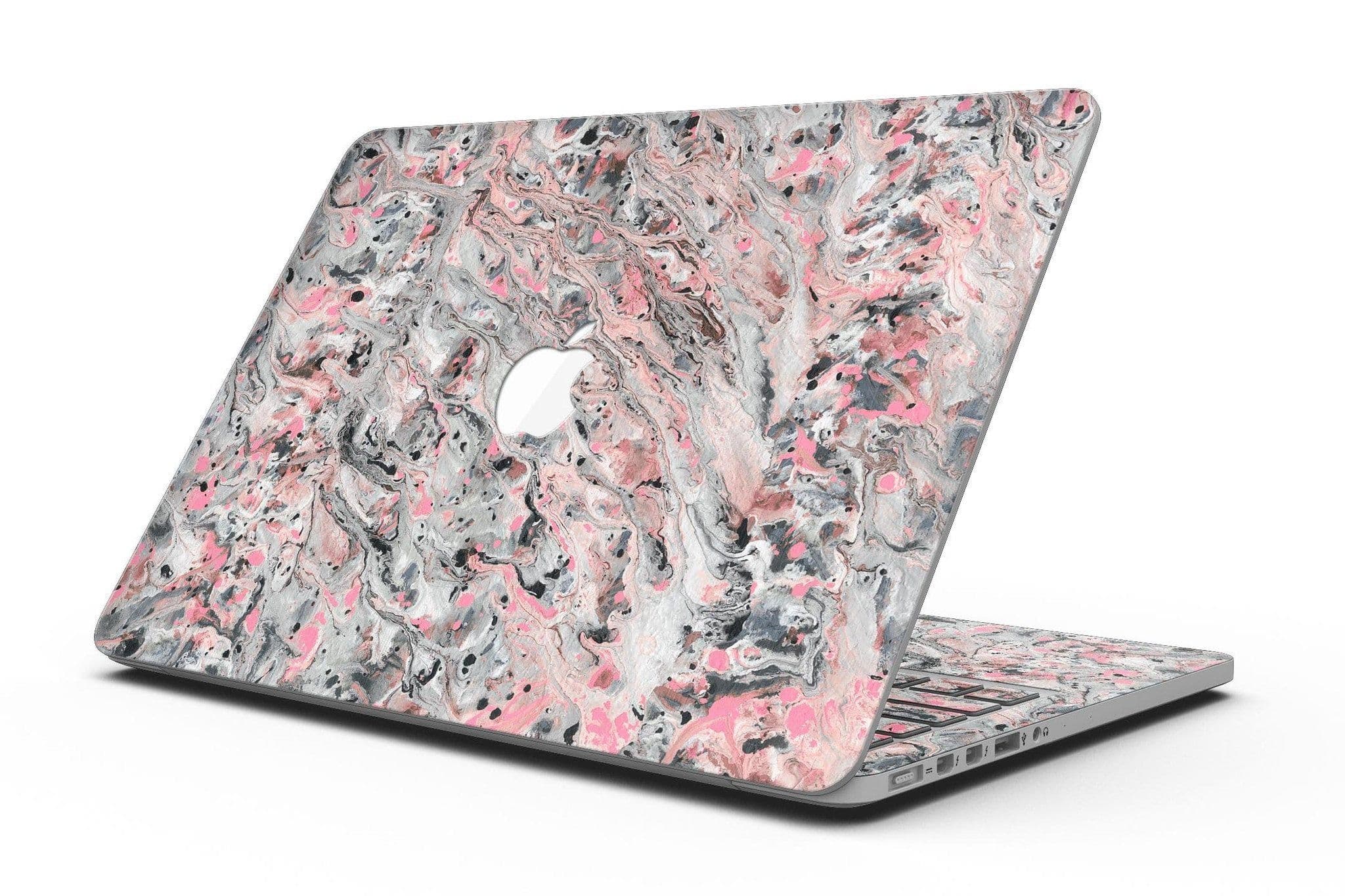 image-Abstract Wet Paint Pink Swirl - MacBook Pro with Retina Display
