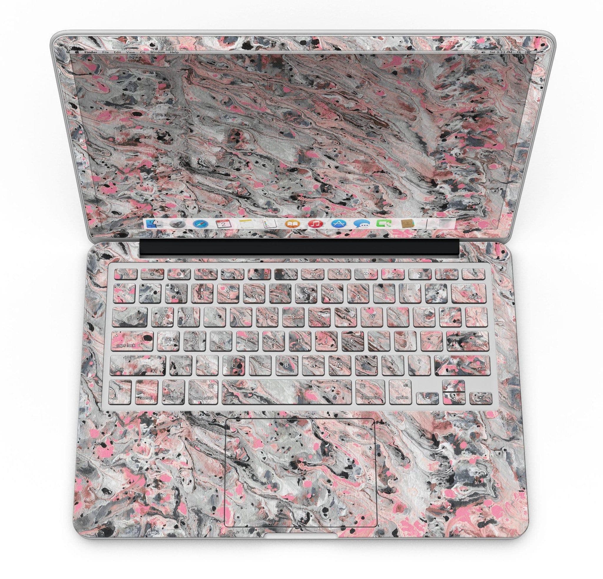 image-Abstract Wet Paint Pink Swirl - MacBook Pro with Retina Display