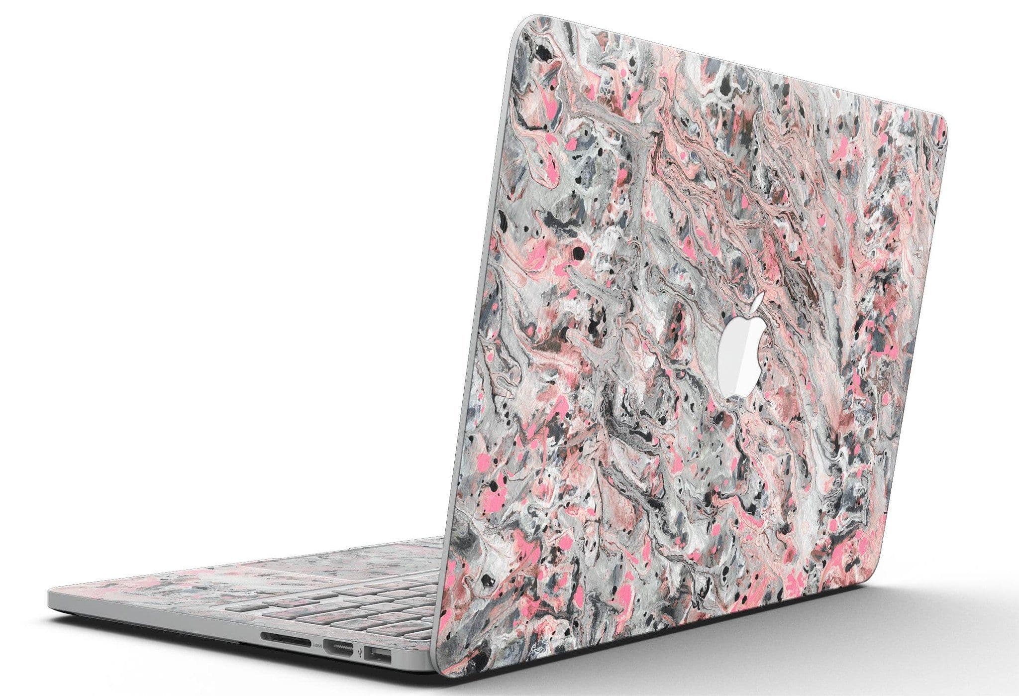 image-Abstract Wet Paint Pink Swirl - MacBook Pro with Retina Display