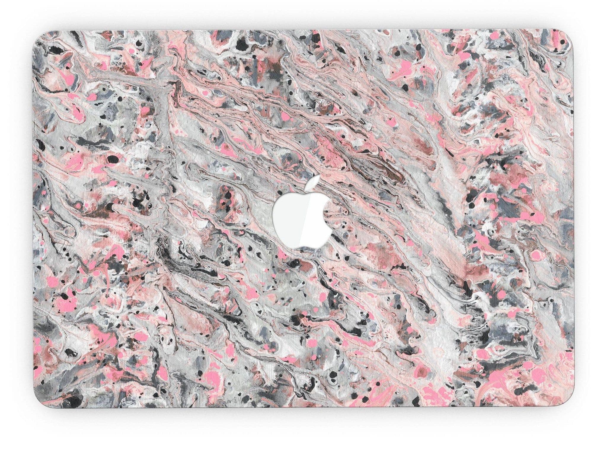 image-Abstract Wet Paint Pink Swirl - MacBook Pro with Retina Display