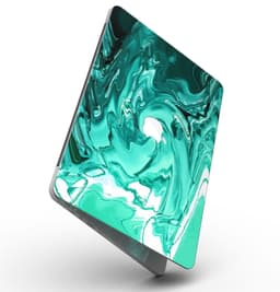 image-Bright Trendy Green Color Swirled - MacBook Pro with Retina Display