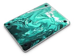 image-Bright Trendy Green Color Swirled - MacBook Pro with Retina Display